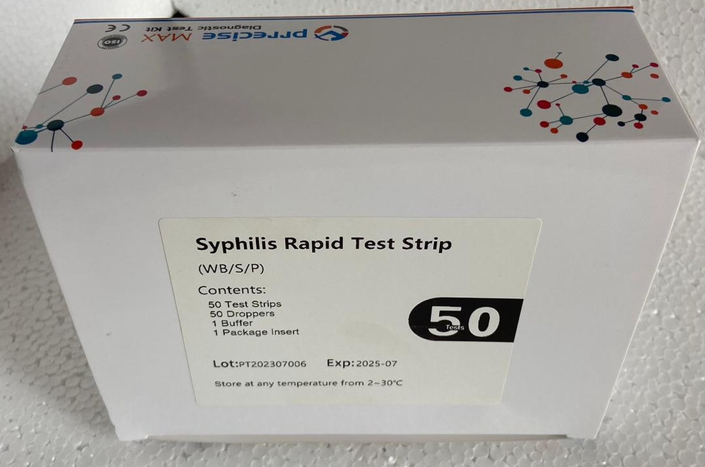 [HISYP-301] Syphilis Rapid test strip, Serum/plasma (PRRECISE MAX)
