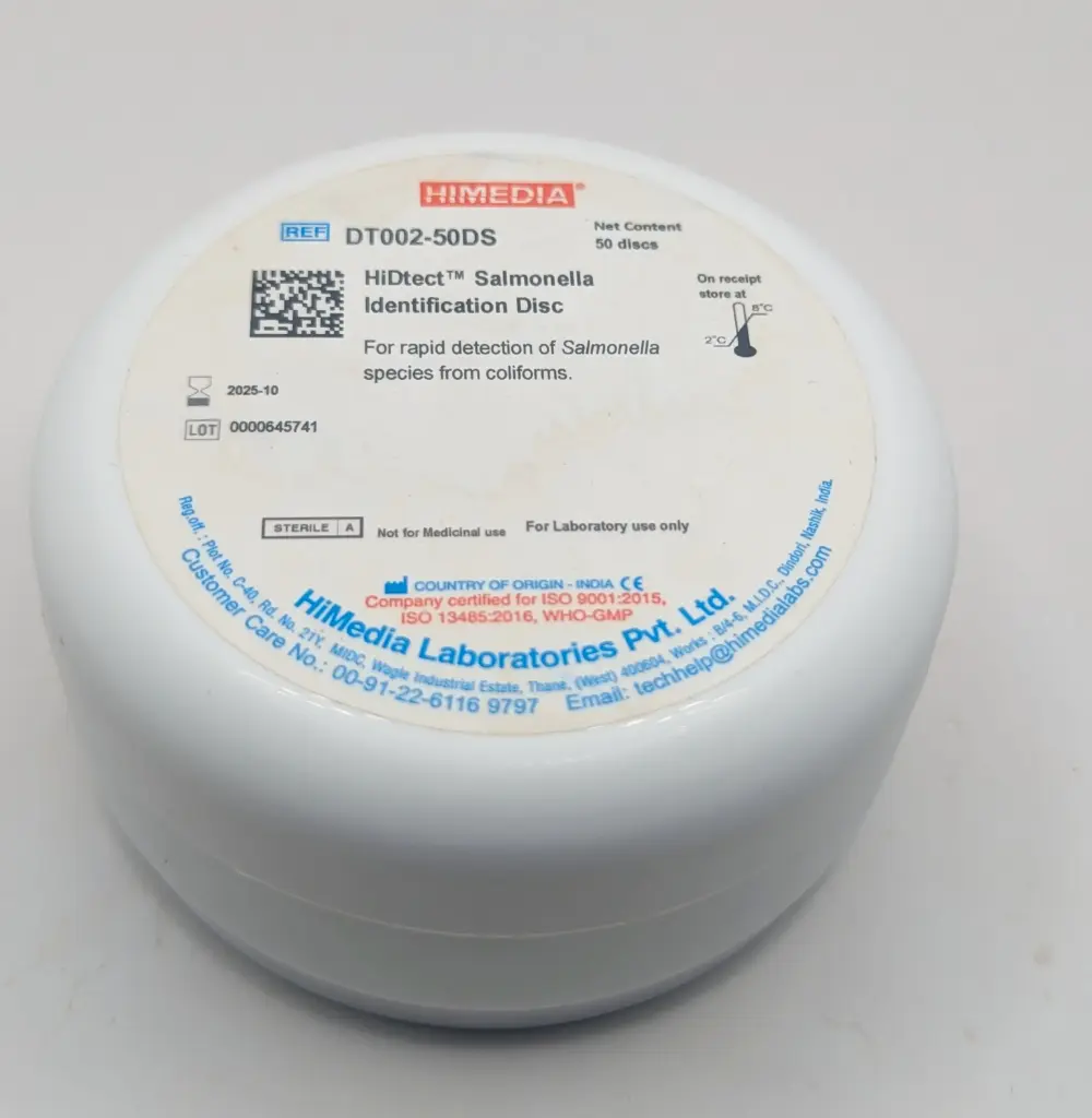 HiDtect Salmonella Identification Disc