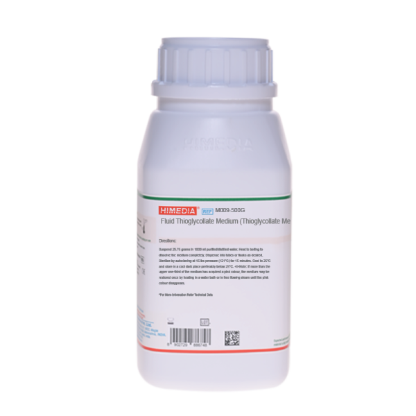 [M009-500G] Fluid Thioglycollate Medium (Thioglycollate Medium, Fluid)