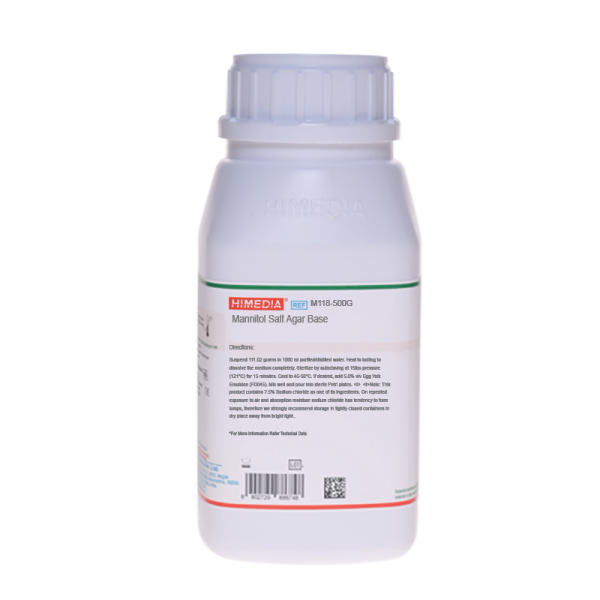 Mannitol Salt Agar Base (HIMEDIA, 500G)