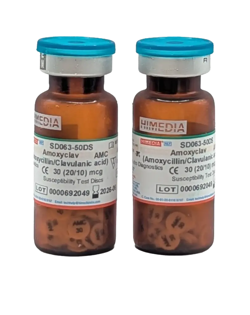  Amoxyclav ( Amoxycillin/ Clavulanic acid)   AMC  30 mcg( 20/10 mcg)