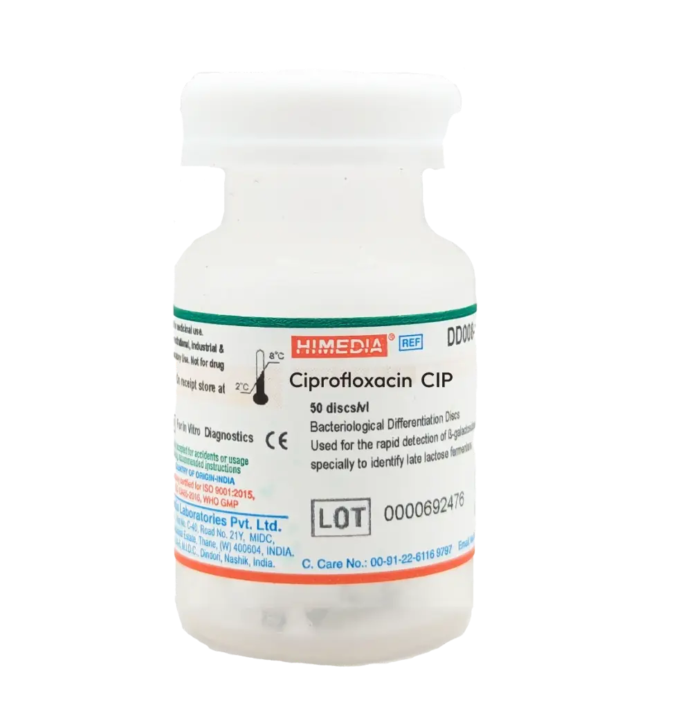  Ciprofloxacin  CIP  5 mcg (HIMEDIA, 5x50CT)
