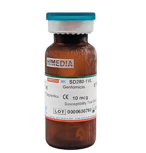  Gentamicin  GEN  10 mcg