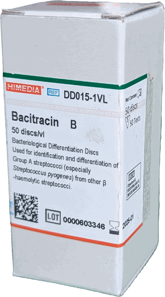 [DD015-1VL] Bacitracin (50 discs / vl)