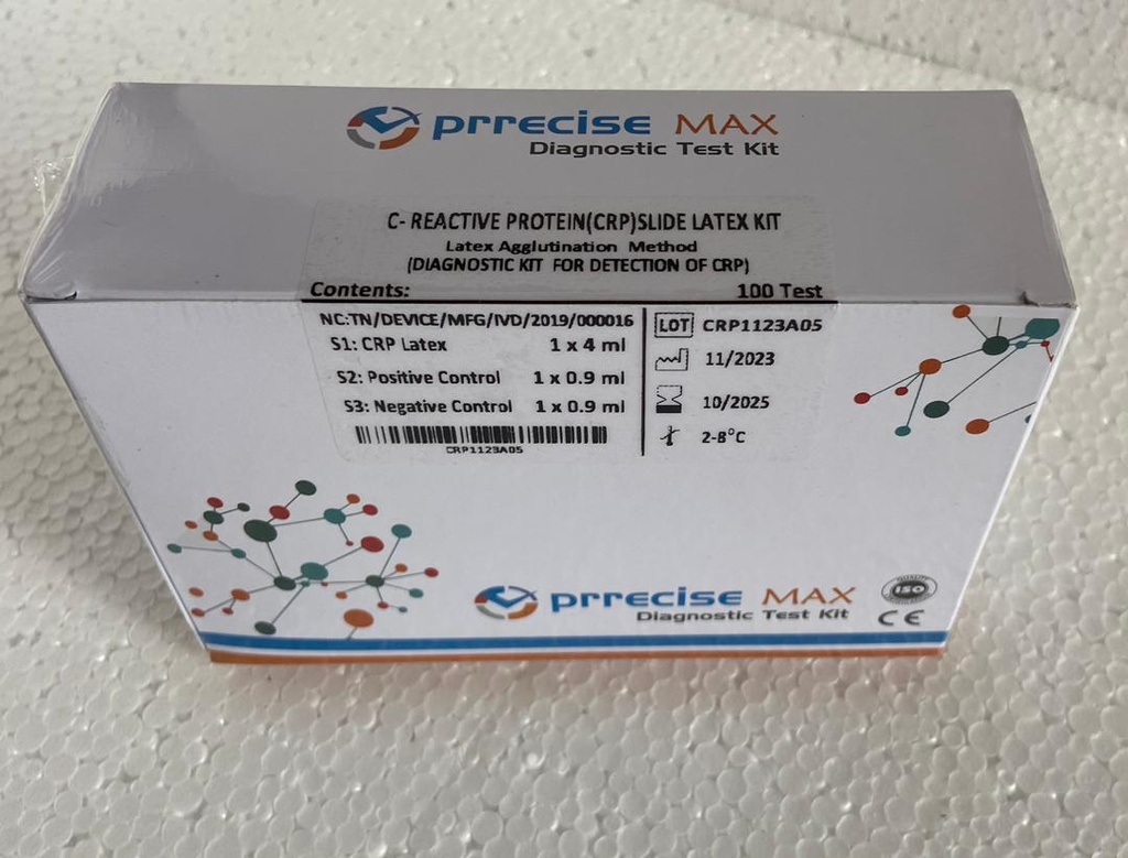 C-REACTIVE PROTEIN (CRP) SLIDE LATEX KIT (PRRECISE MAX, 100T)